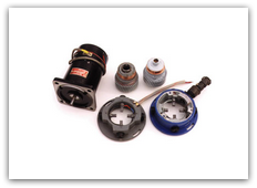 Tachodynamo K-10, 2STZ 055 - 3STZ 055. Kotvičky a sběrací ústrojí tacha STZ.